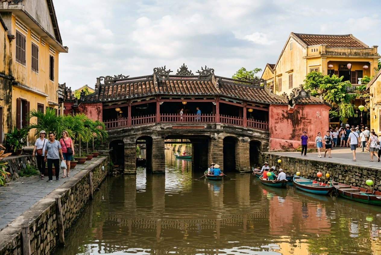 Ho Ann, Vietnam Japanese Bridge 15th - 17th century